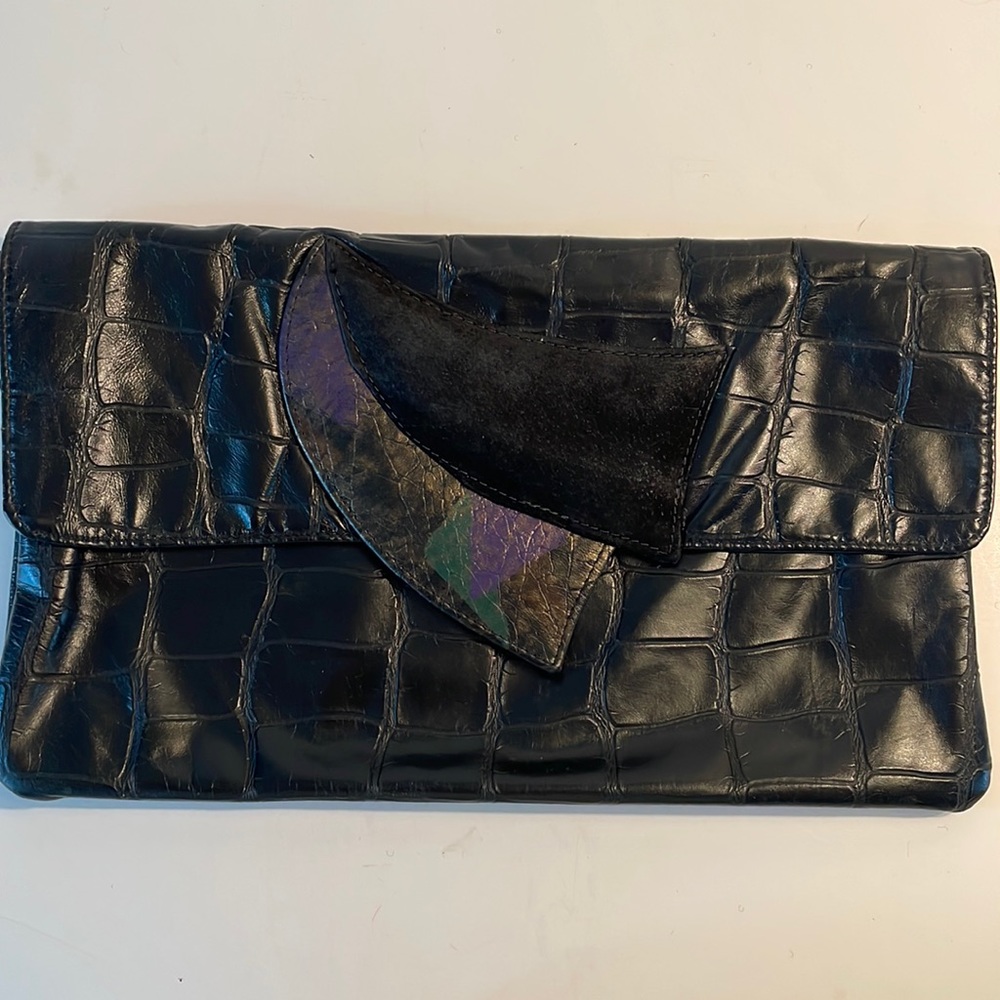 Vintage Leather Clutch Purse